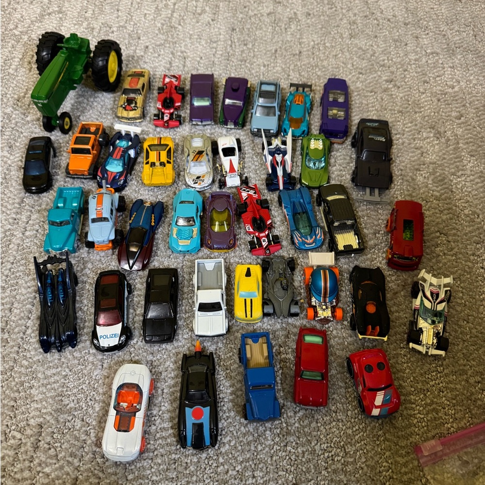Assorted Die-Cast Toy Cars Set